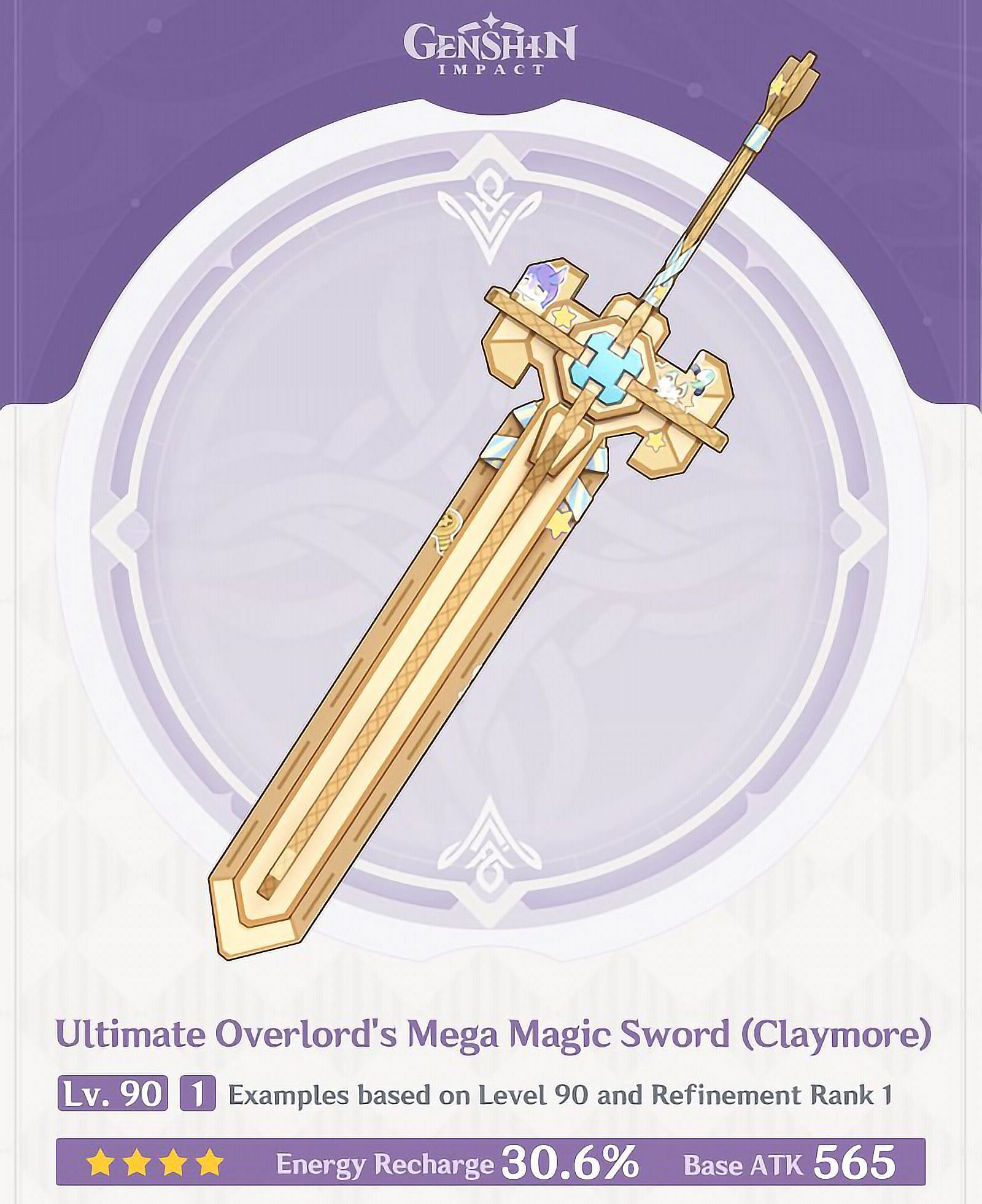 Ultimate Overlord&#039;s Mega Magic Sword (Image via HoYoverse)