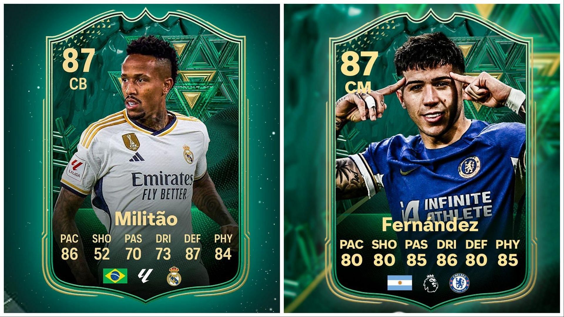 The latest Winter Wildcards leaks are now live (Images via FUT Sheriff and FIFATradingRomania on Twitter)