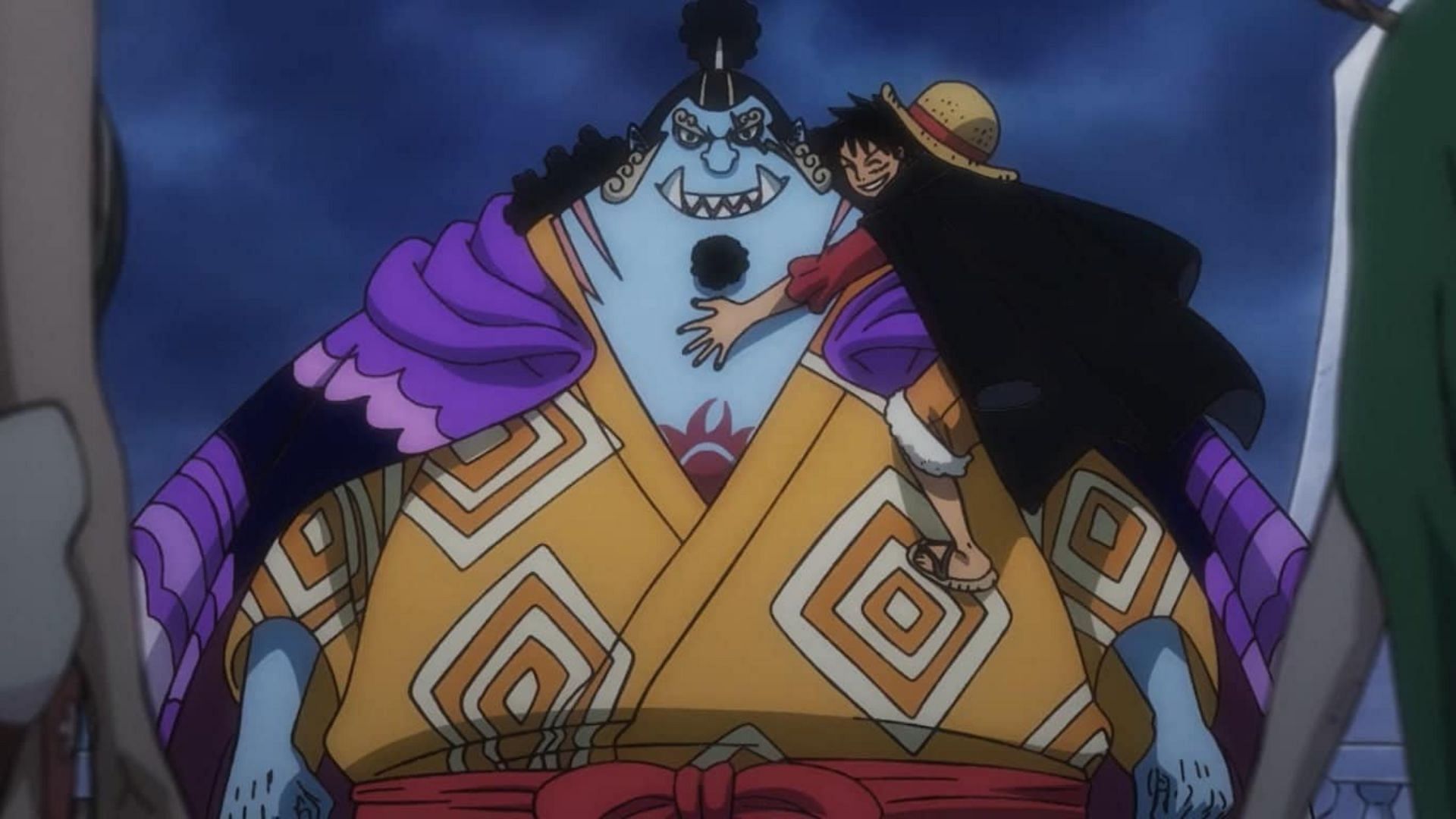 One Piece: Jinbe and Luffy as shown in the anime (Image via Toei Animation)