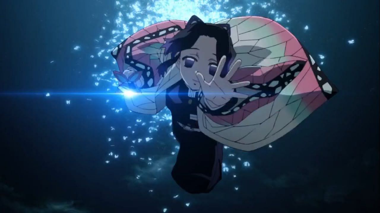 Shinobu in the Final Selection arc (Image via Ufotable)