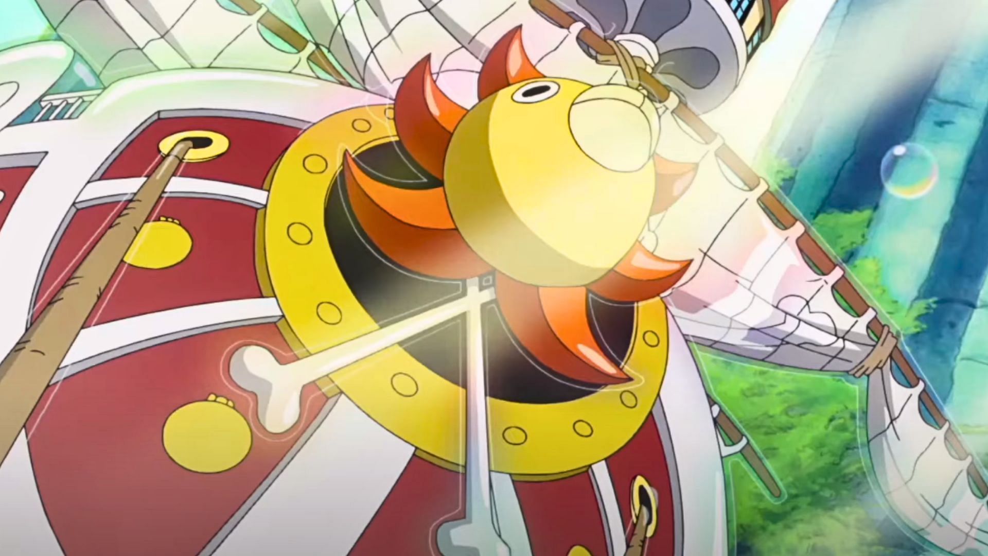 The Thousand Sunny as seen in One Piece (Image via Toei Animation)