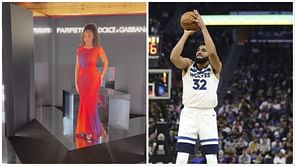 Karl-Anthony Towns' girlfriend Jordyn Woods' $3441 dress steals spotlight at Dolce & Gabbana event