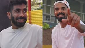 [Watch] "Your job is easier"- Jasprit Bumrah & KL Rahul's hilarious banter during training ahead of IND vs SA tour