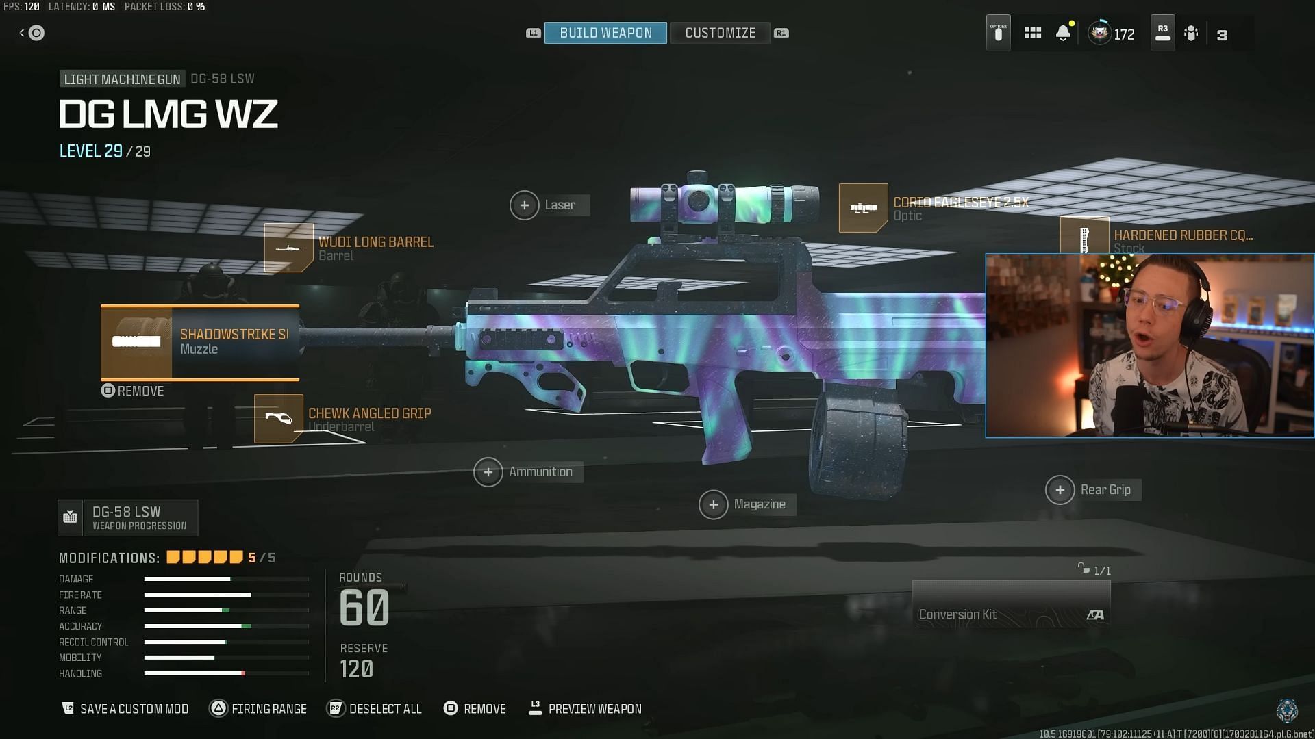 DG-58 LSW loadout (Image via Activision and YouTube/WhosImmortal)