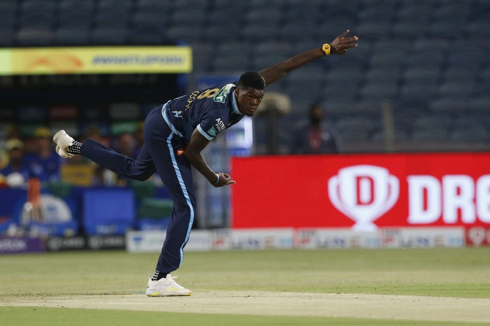 RCB acquired Alzarri Joseph for a whopping ₹11.50 crore. [P/C: AFP]
