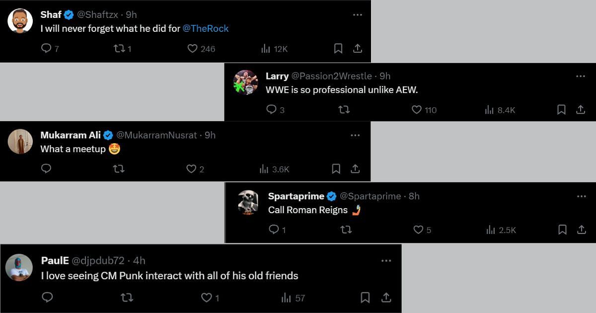 Fans had a lot to say about Punk and Rikishi