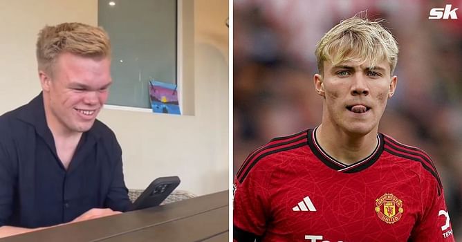 "I'm beyond happy for him" - TikTok sensation Sean Millis hails Rasmus Hojlund after Manchester United star opens his Premier League account