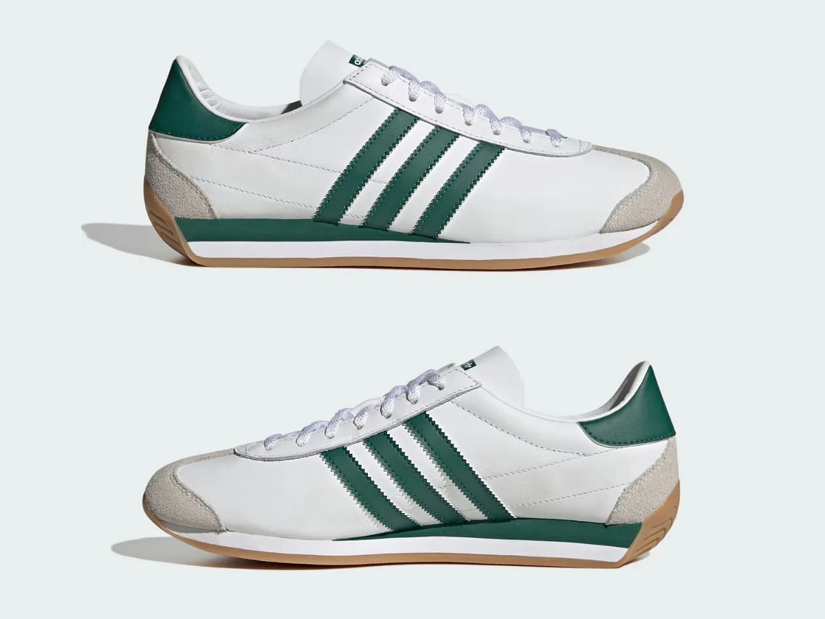 Adidas Country &ldquo;Cloud White/Collegiate Green&rdquo; sneakers