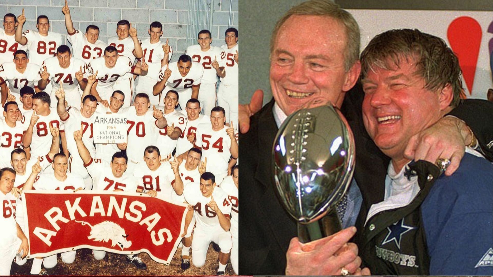 1964 Arkansas Razorbacks national champs reunite as Jerry Jones ...