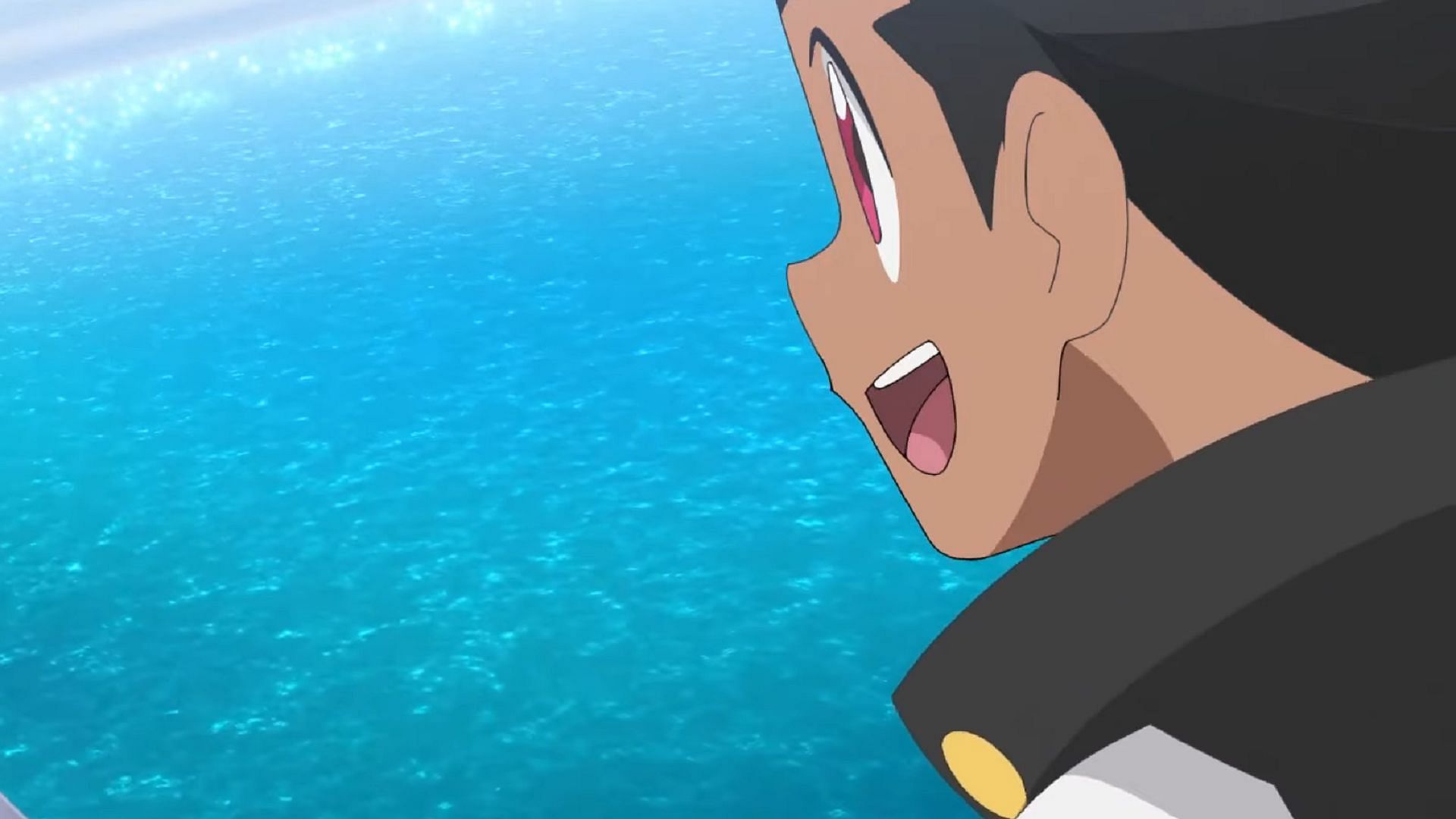 The Brave Olivine heads for open waters in Pokemon Horizons Episode 31 (Image via The Pokemon Company)