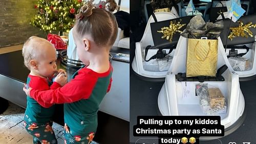 Brittany Mahomes was the ultimate gift giver at her children's Christmas party.