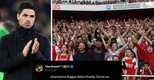 "The least he deserves after last season", "Finally" - Arsenal fans react as 25-year-old star makes UCL debut for the Gunners against PSV