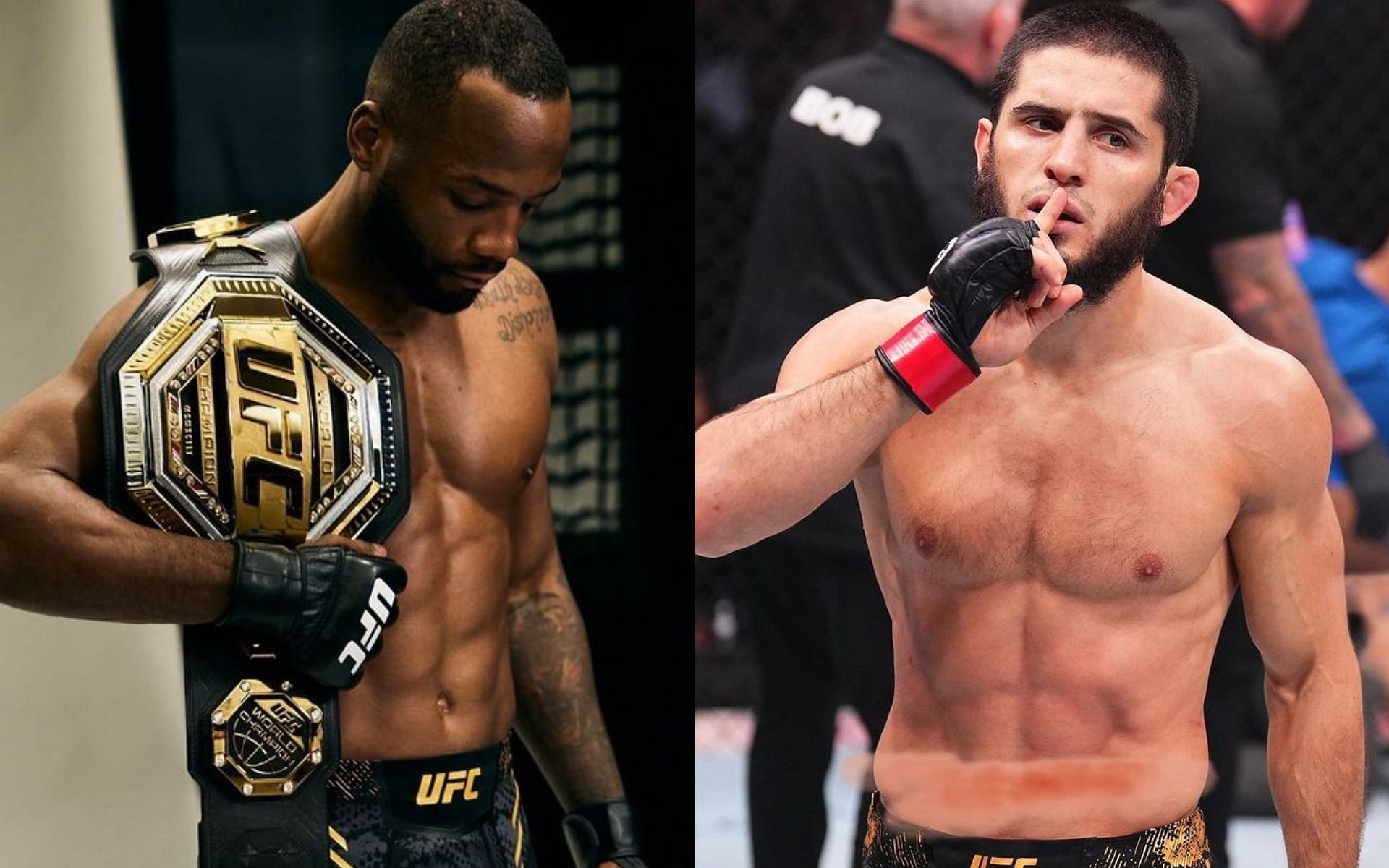 Former UFC champion makes bold claims about a potential fight between Leon Edwards (left) and Islam Makhachev (right) [Image courtesy @islam_makhachev and @leonedwardsmma on Instagram]