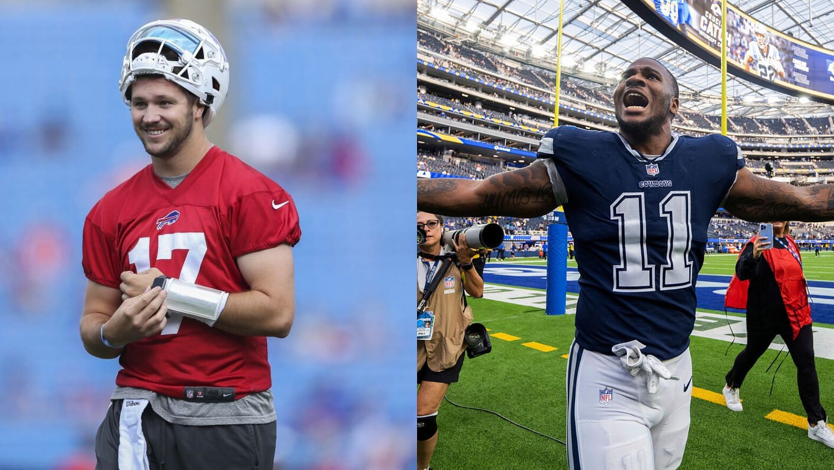Josh Allen was compared to a crazy guy at the frat party by Micah Parsons