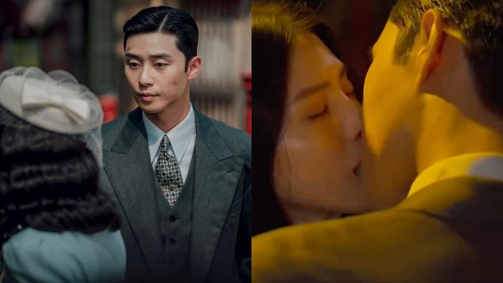 Park Seo-joon &amp; Han So-hee&rsquo;s unreleased kiss scene from Netflix&rsquo;s Gyeongseong Creature. (Images via X/@netflixkcontent @kdramaluvrr)