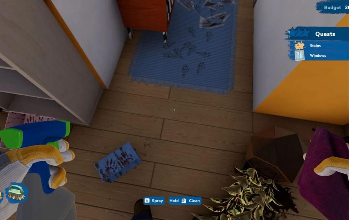 How to find and remove stains in House Flipper 2