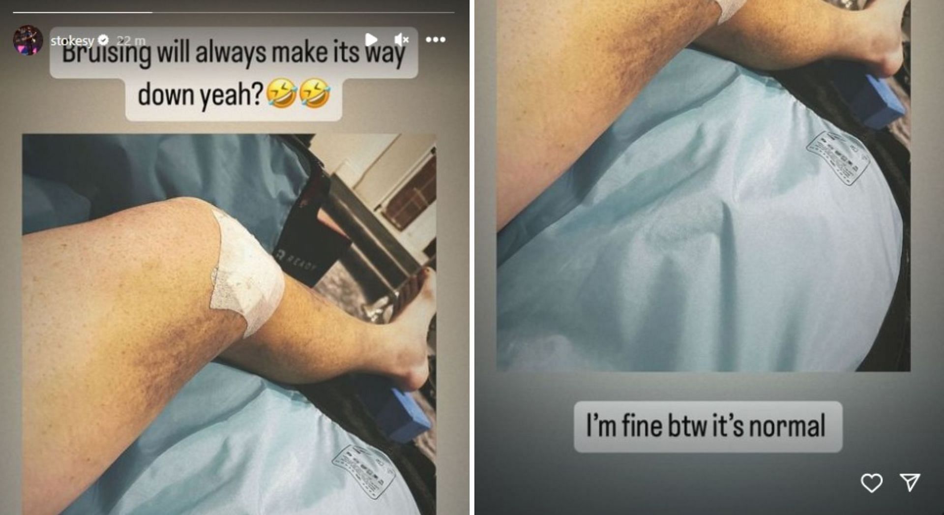 Ben Stokes&#039; latest Instagram story.