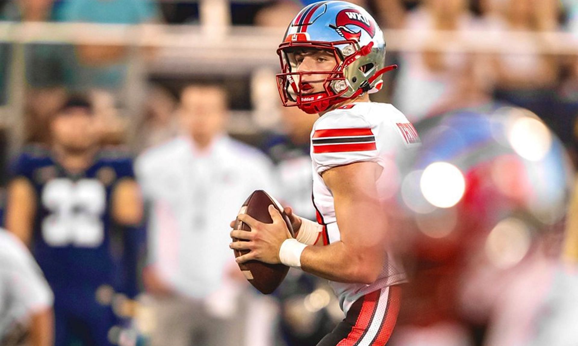 Caden Veltkamp, a standby QB for the Western Kentucky Hilltoppers, via X