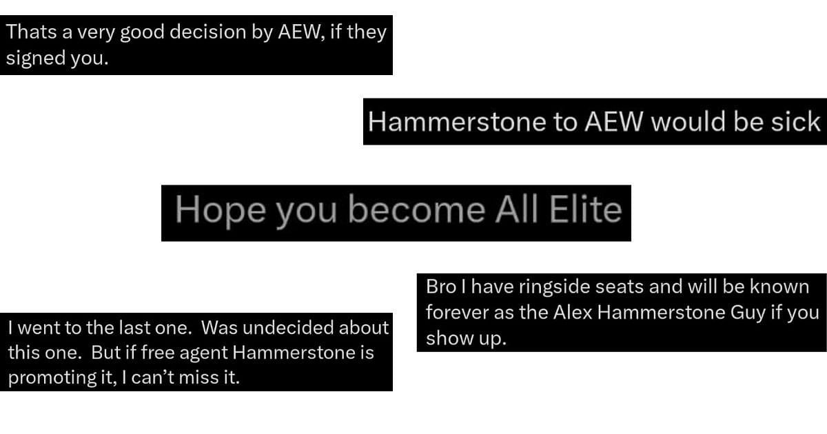 Fans are hoping Alex Hammerstone becomes &#039;All Elite&#039; soon