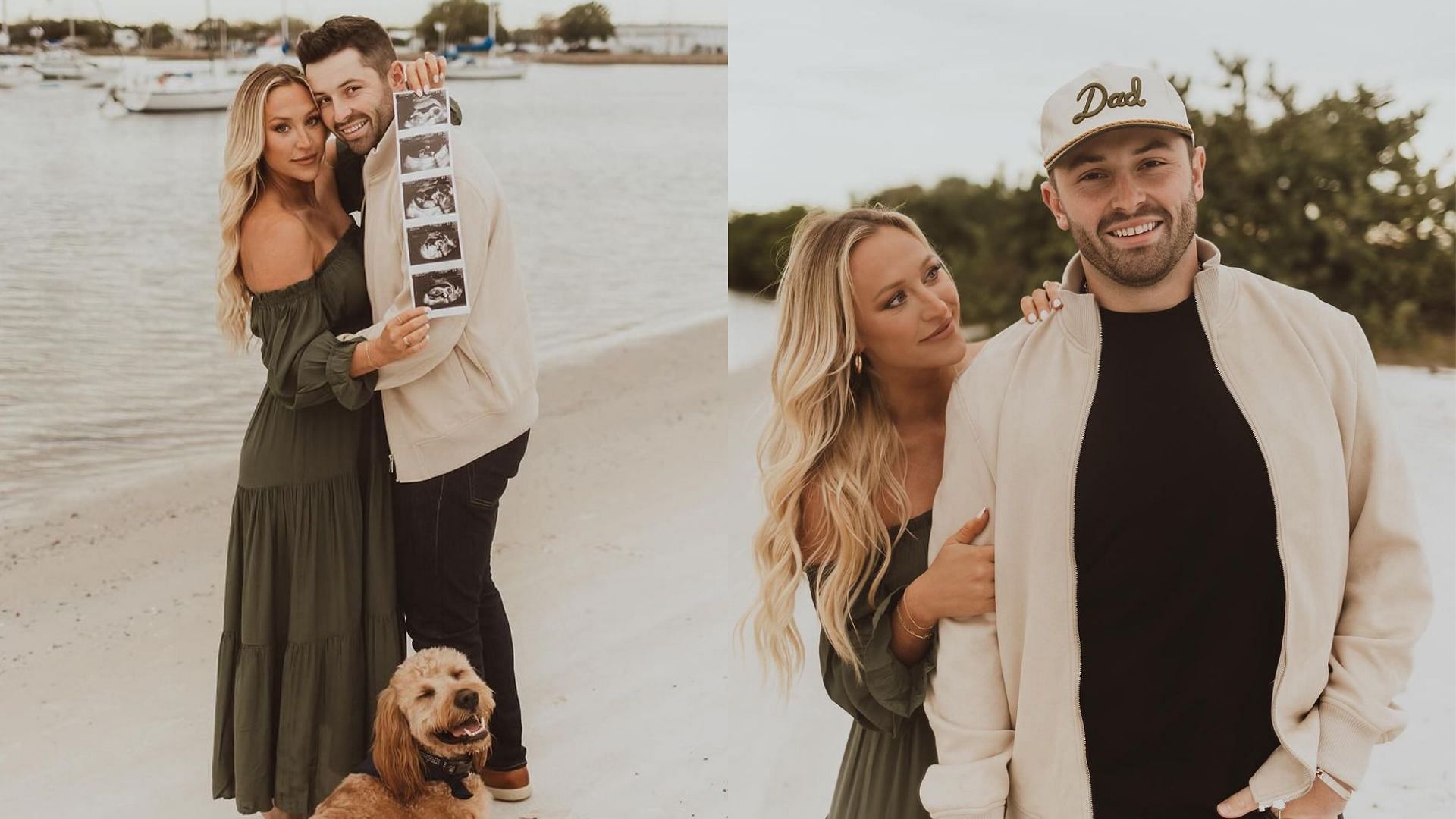 Emily and Baker Mayfield are expecting a baby girl. (Image credit: Emily Mayfield on Instagram)