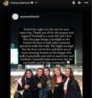 Trevor Lawrence's wife Marissa spoke about the highs and lows of the NFL