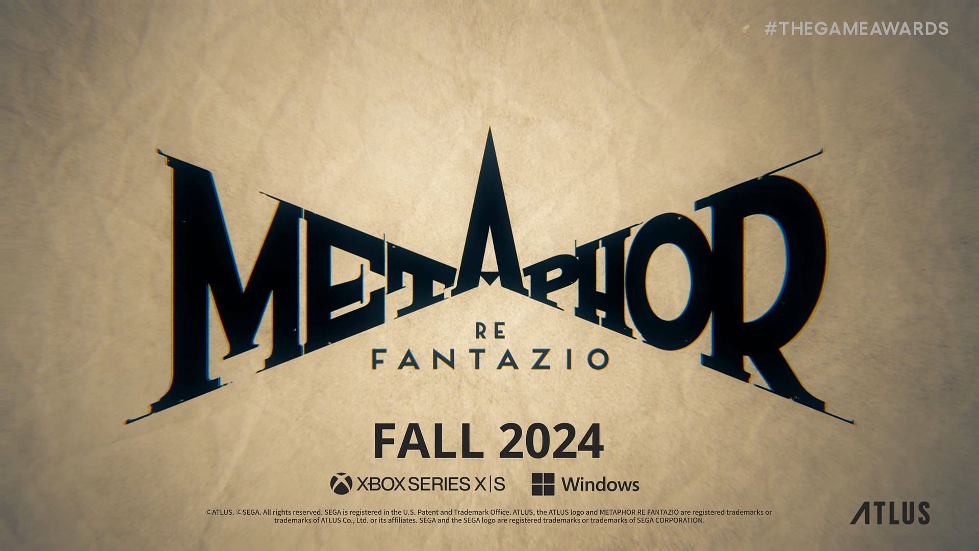 Metaphor: ReFantazio gets a new trailer at The Game Awards 2023