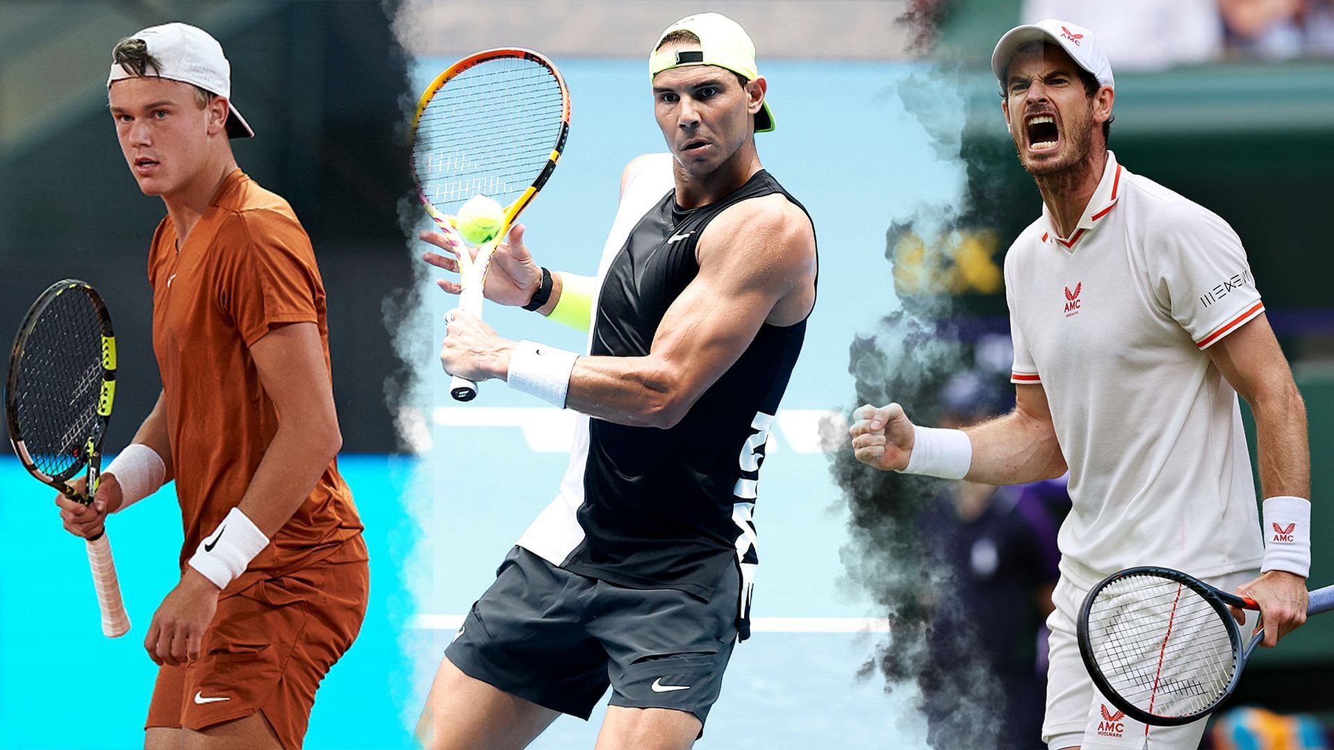 Rafael Nadal and Andy Murray could face each other in the semifinals 