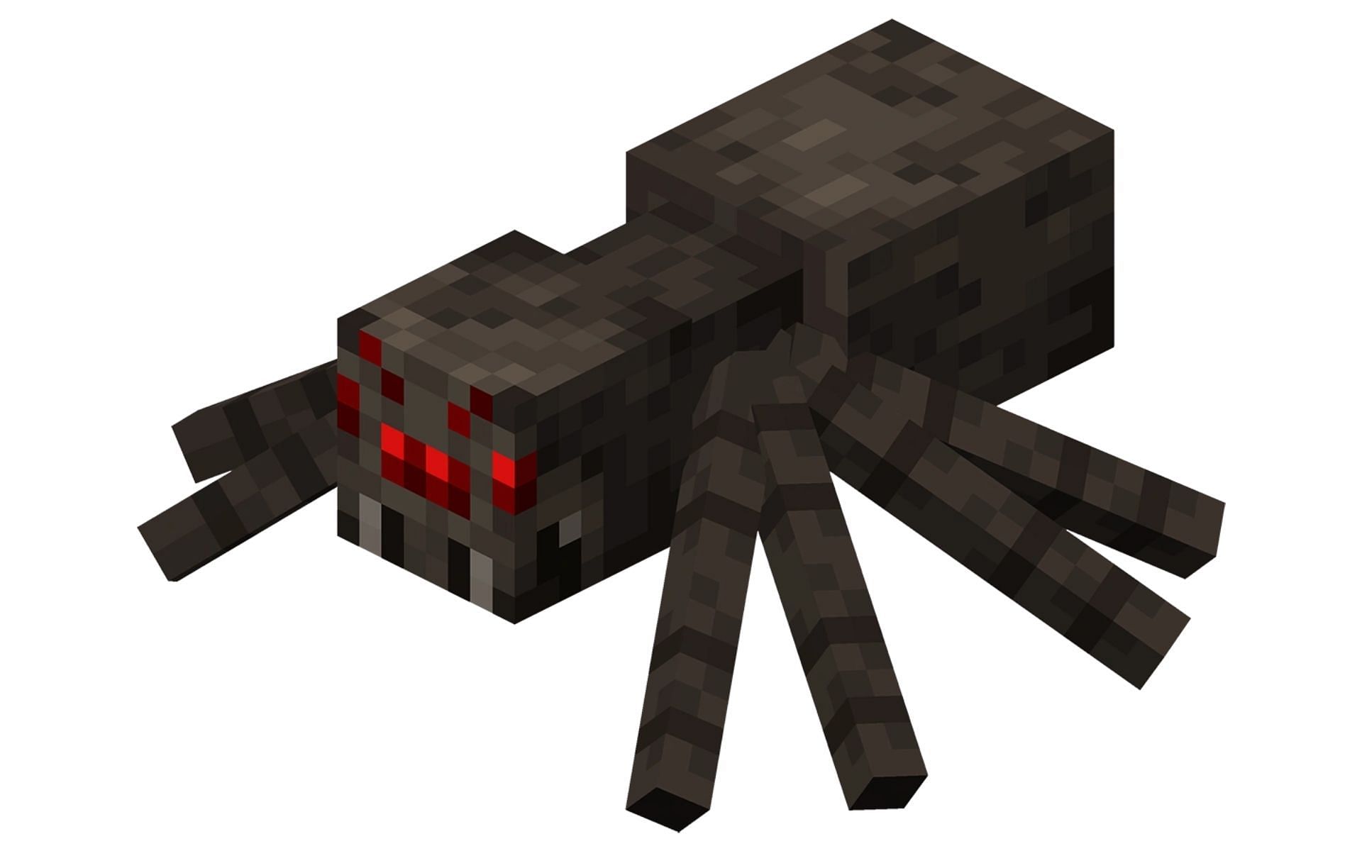 Vital for finding string, these creepy crawlers are important to seek out (Image via Mojang)