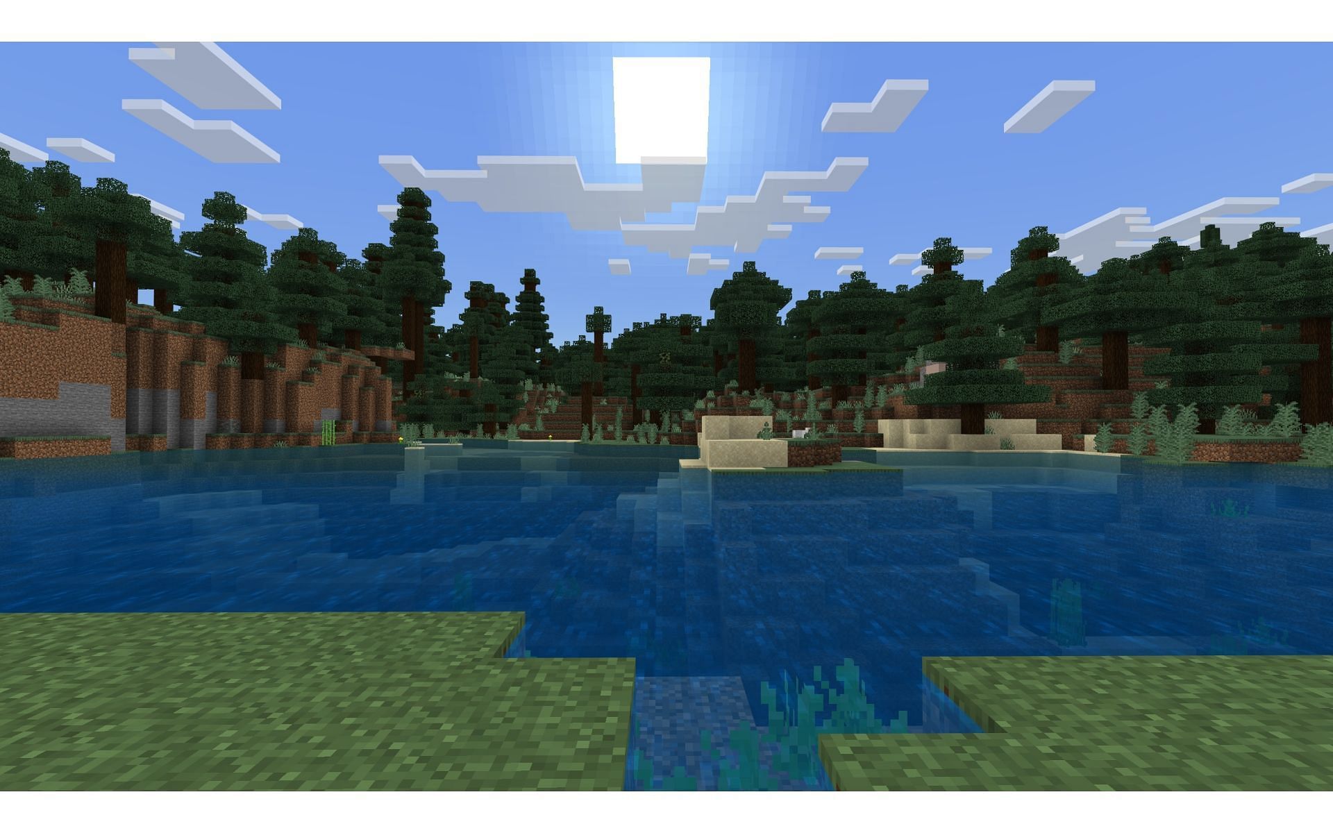 The views in this seed are stunning (Image via Mojang)