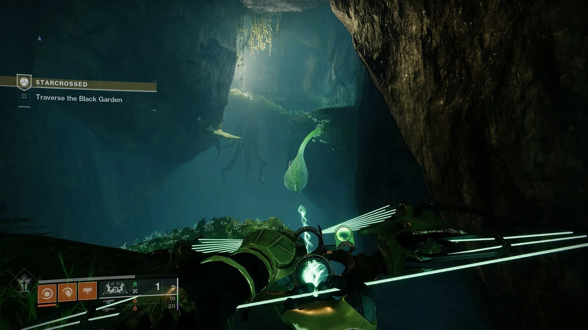 The upturned pod is your marker for the first Starcrossed hidden chest (Image via Bungie)
