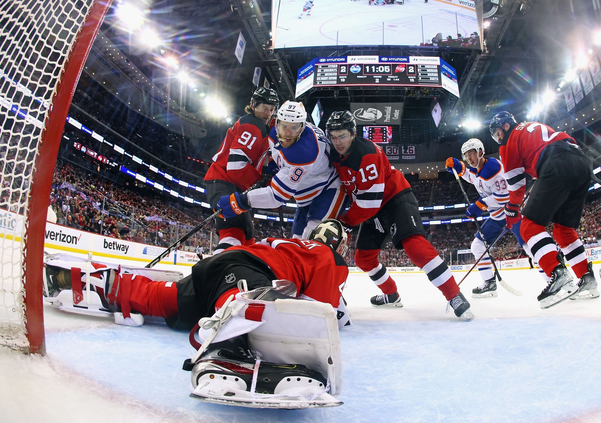 Edmonton Oilers v New Jersey Devils