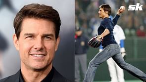 When Tom Cruise showed the world how not to throw a baseball while rocking a Yankees hat