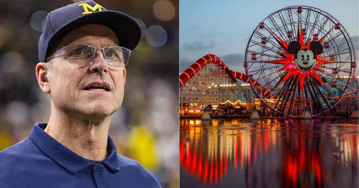 Jim Harbaugh reveals his emotional connection to the Rose Bowl and Disneyland as Michigan gets ready for Alabama showdown : &quot;I wanna go there someday&quot;