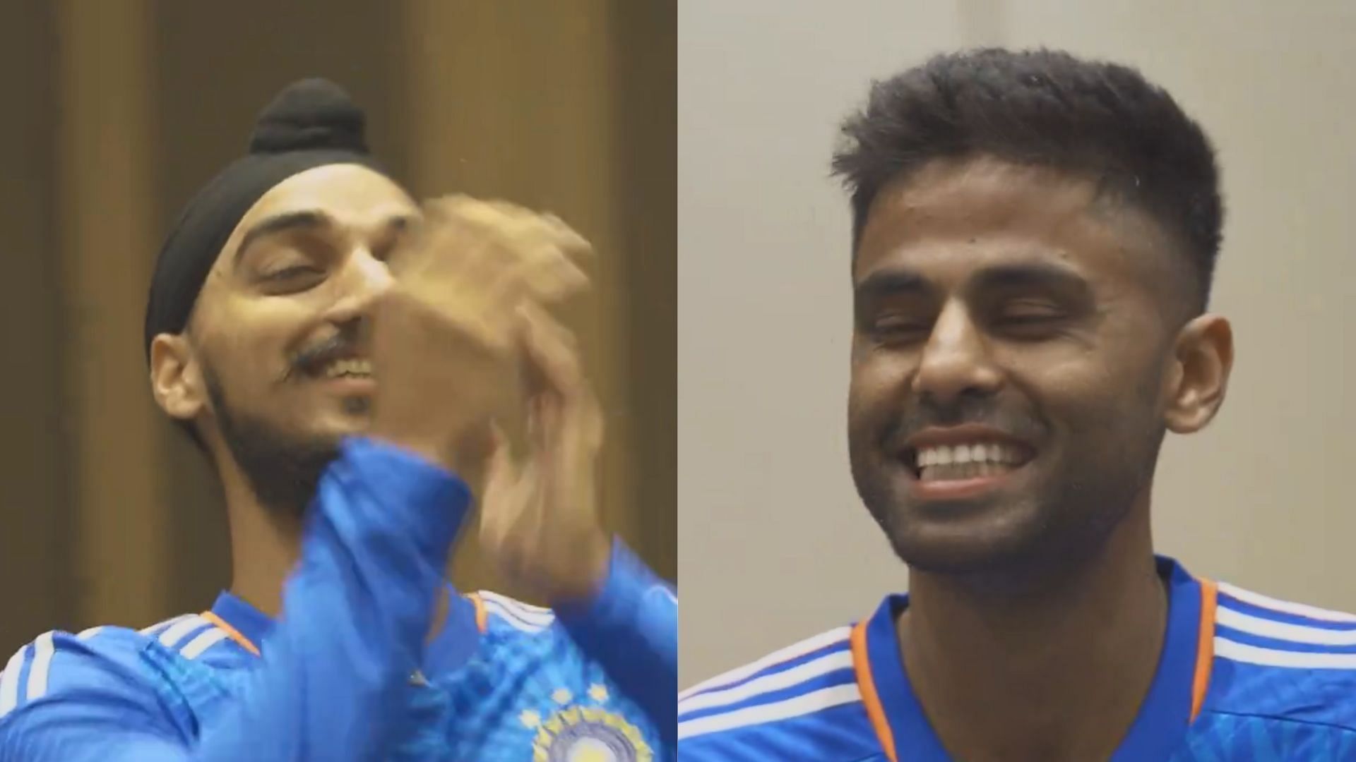 Arshdeep Singh (L) &amp; Suryakumar Yadav couldn