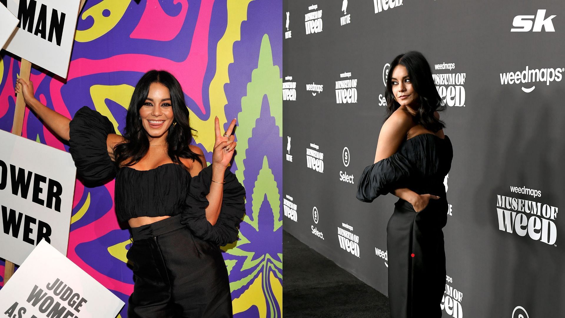 Actress Vanessa Hudgens gave fans a first look at her new, married life