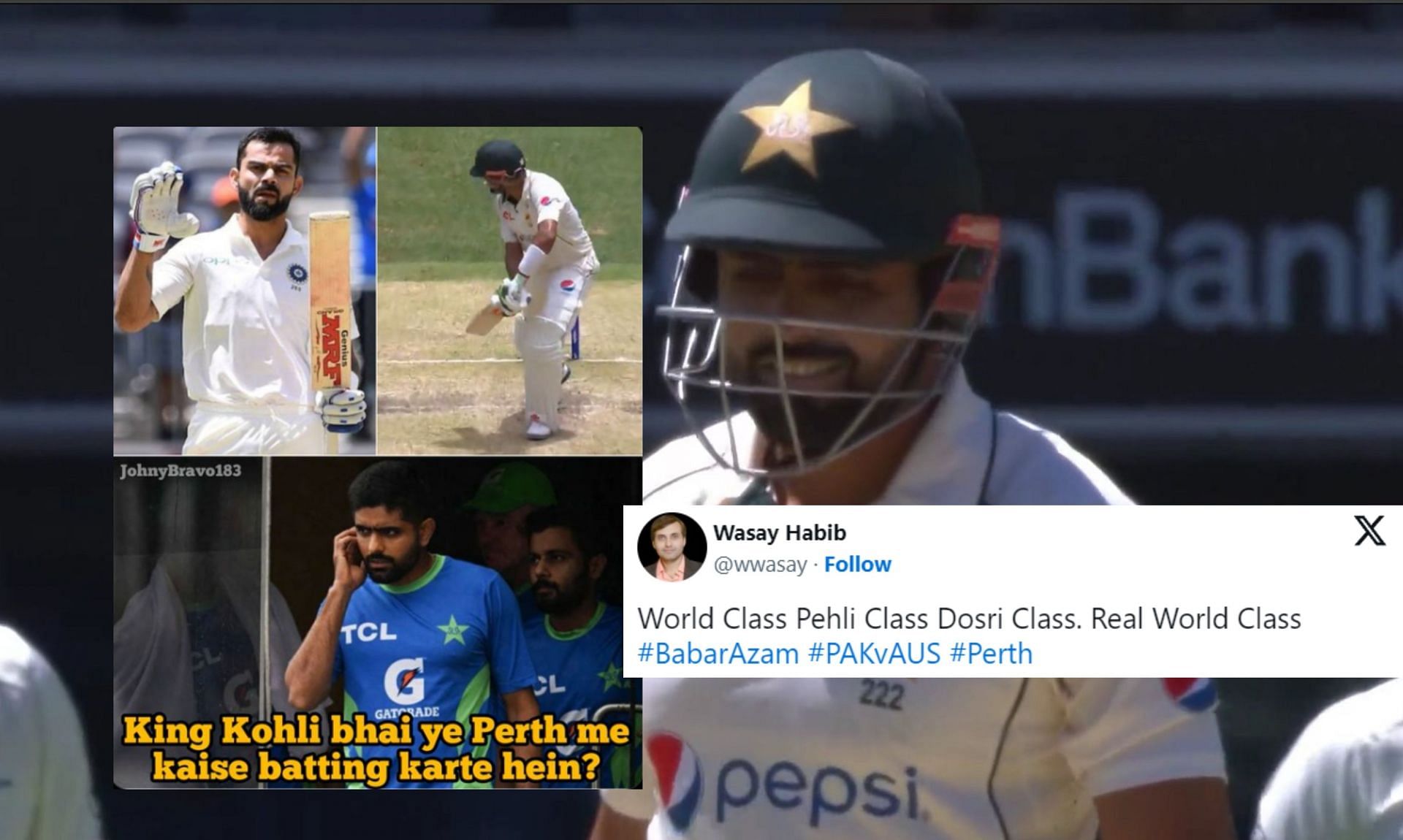 Fans react after Babar Azam