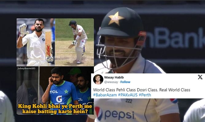 "Shardul Thakur has better batting average in Tests in Australia" - Fans troll Babar Azam after his twin failures in PAK vs Aus Test in Perth