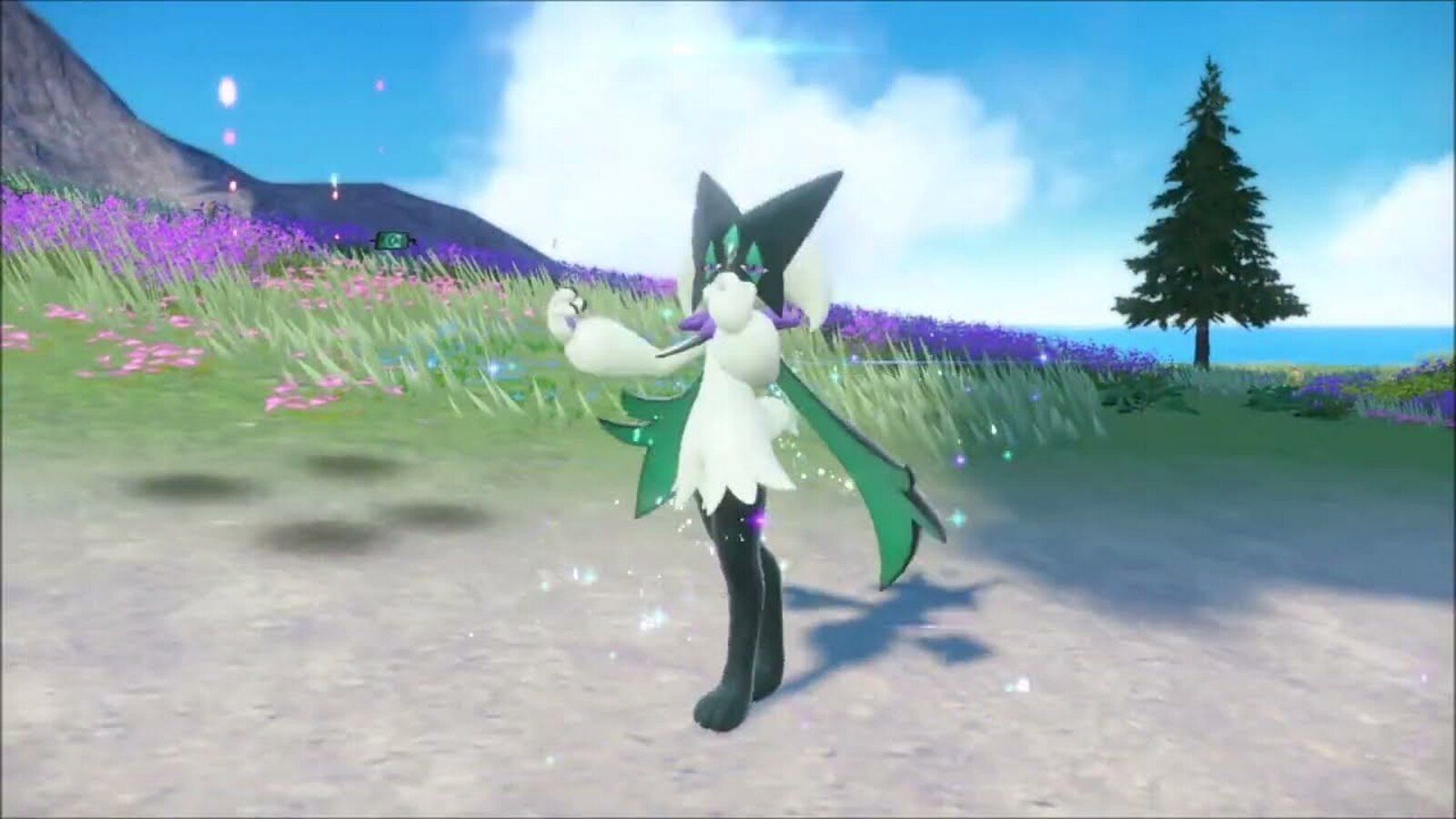 Shiny Meowscarad may be acquired using a Shiny Grass Sandwich in Pokemon Scarlet and Violet (Image via TPC)