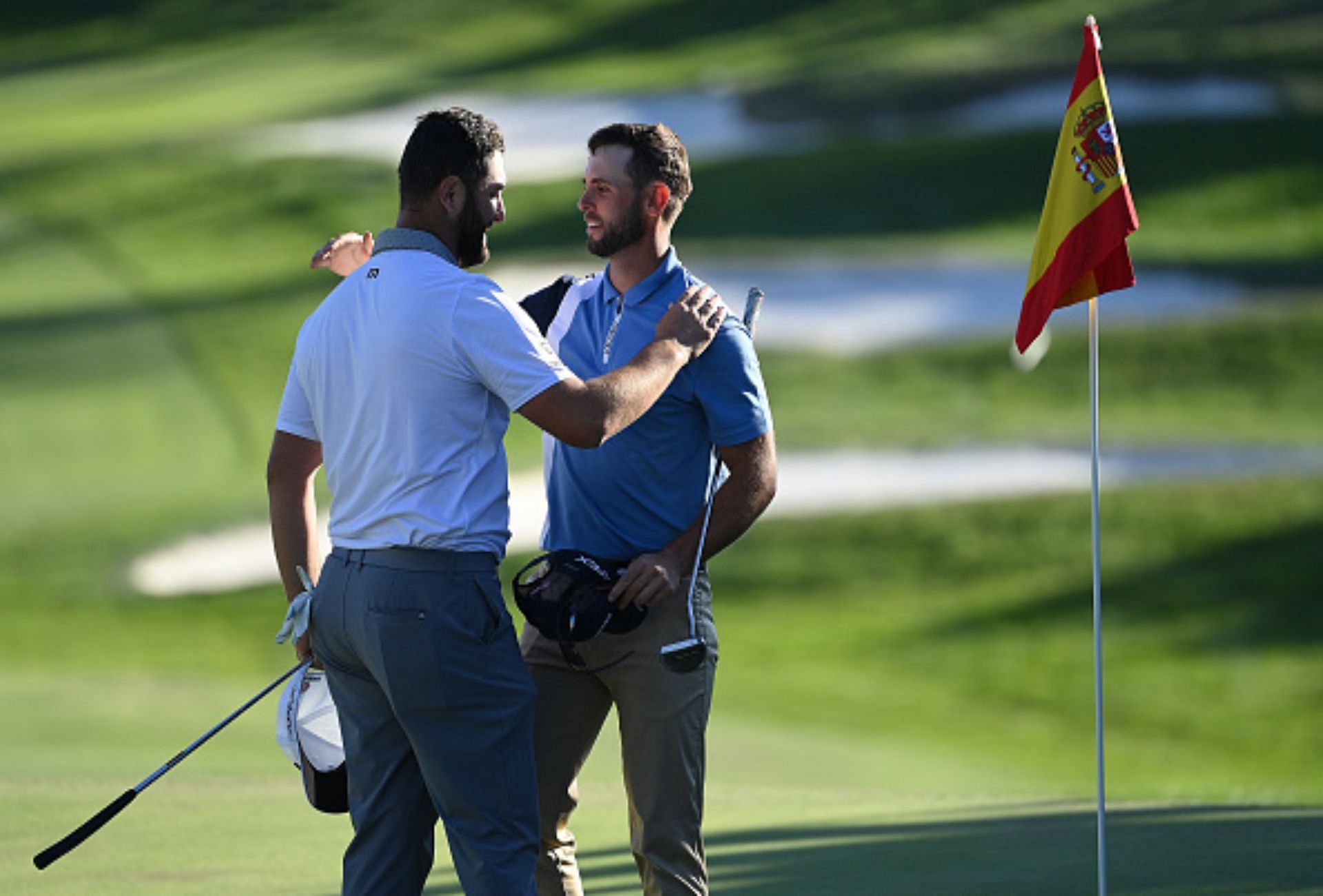 Jon Rahm and Adri Arnauz, 2022 Open de Espa&ntilde;a (Image via Getty).