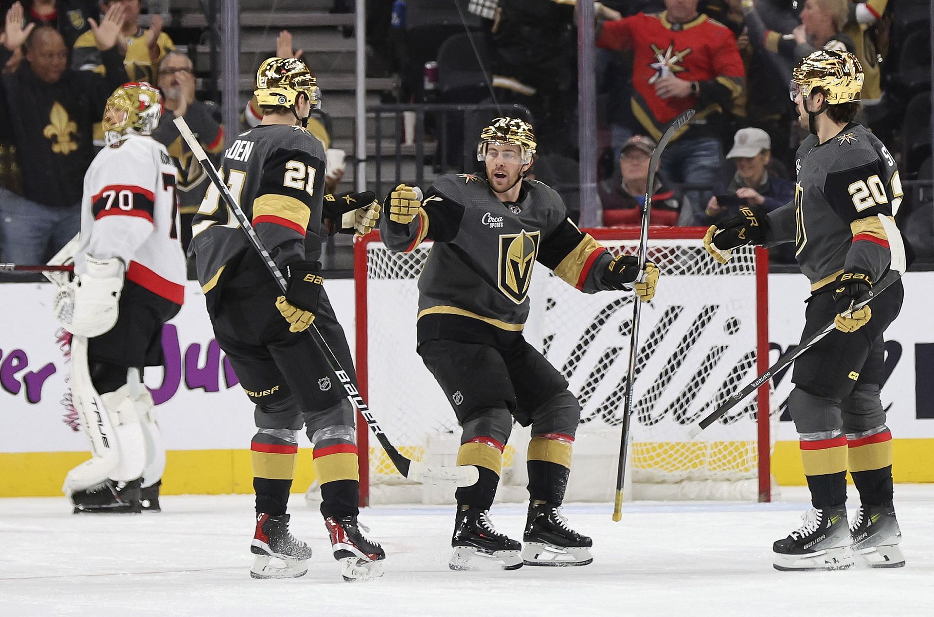 Senators Golden Knights Hockey