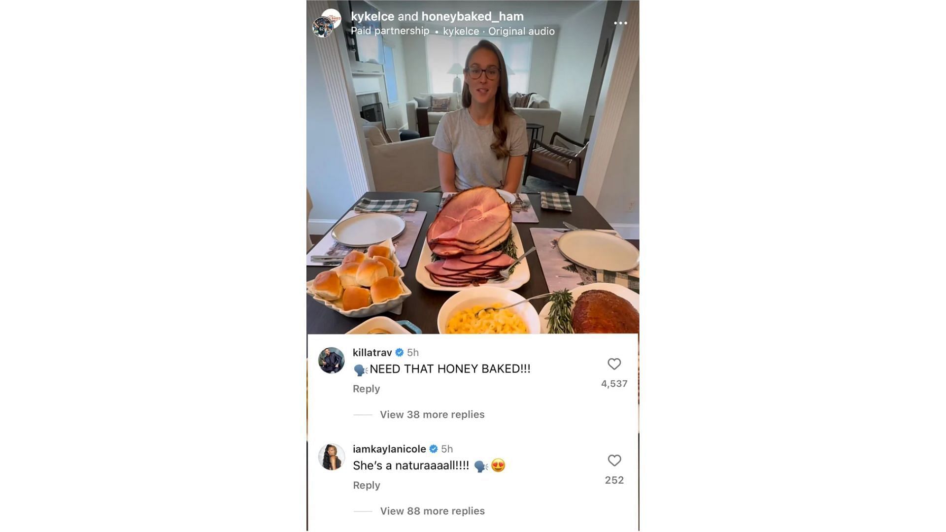 Travis Kelce&#039;s ex Kayla Nicole comments on Kylie Kelce&#039;s TikTok