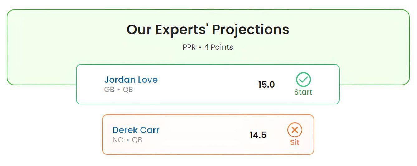 Jordan Love vs. Derek Carr: Who should I start in Week 13?