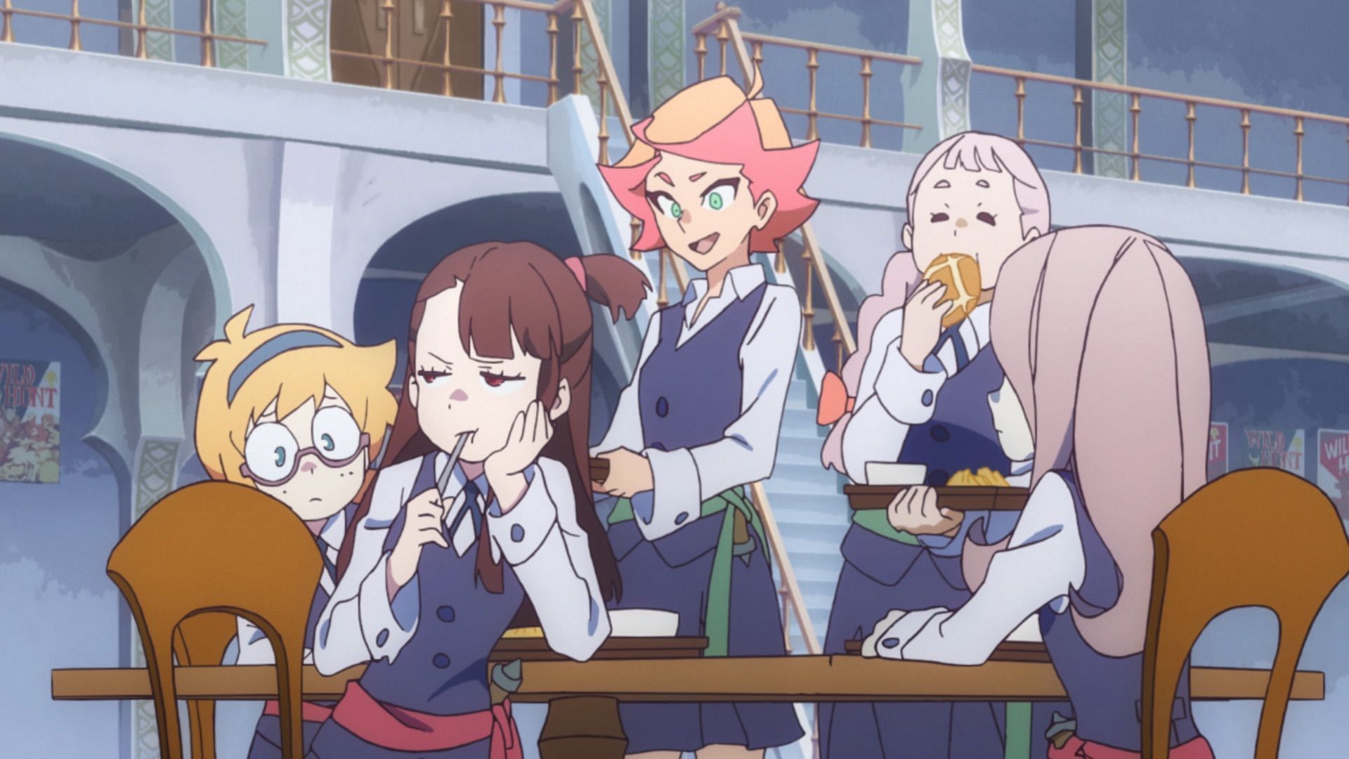 A still from Little Witch Academia (Image via Studio Trigger)