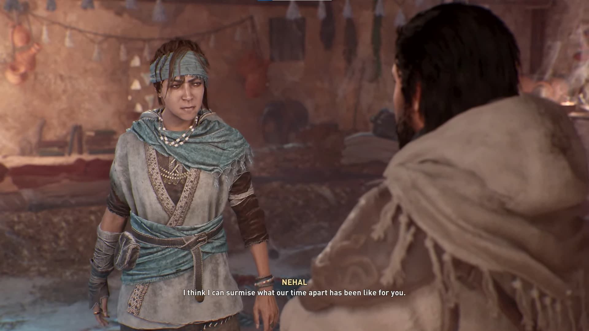 You can unlock a side quest when you choose to help Nehal in Assassin&#039;s Creed Mirage. (Image via Ubisoft)