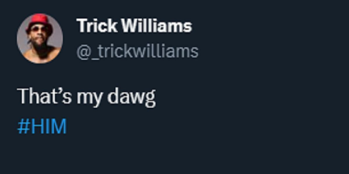 Trick Williams sent a message to Carmelo Hayes