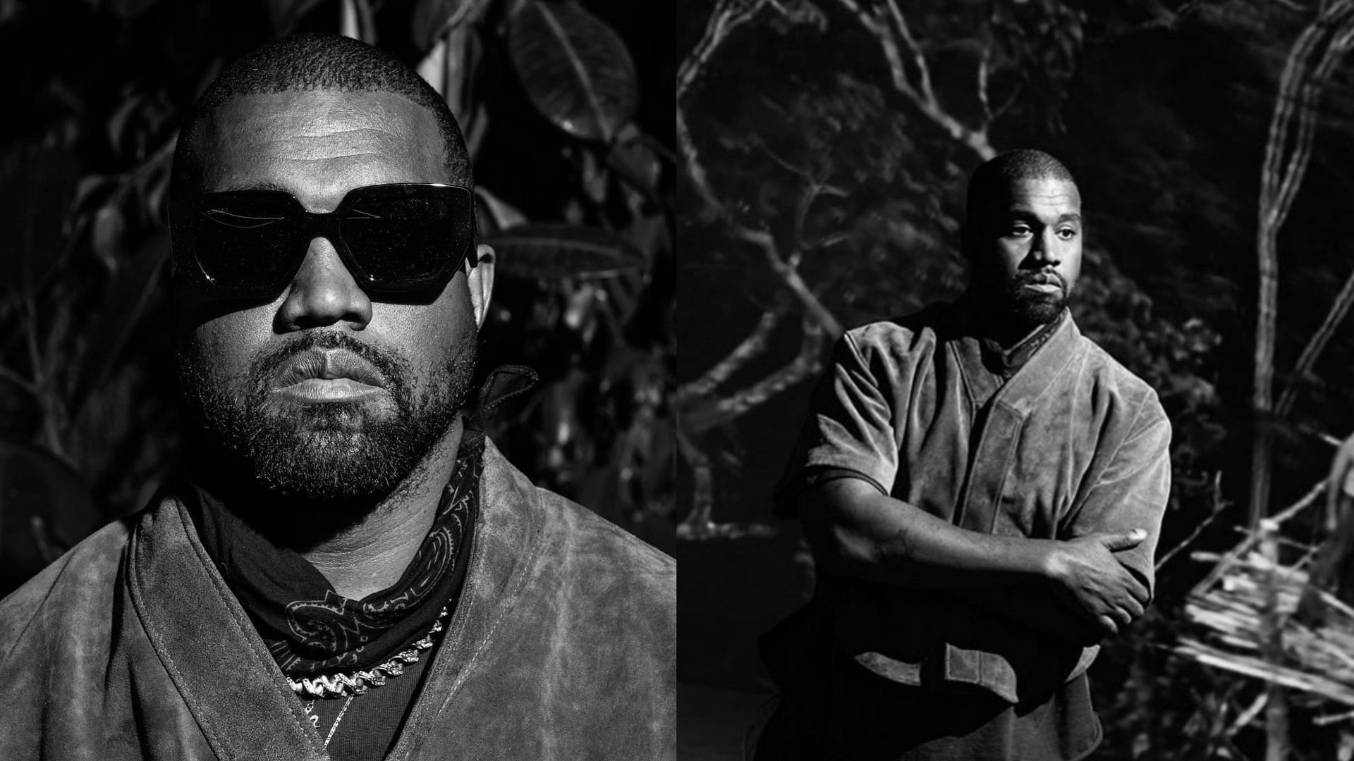 Kanye West talks about black people. (Images via Instagram/@yeezymafia)