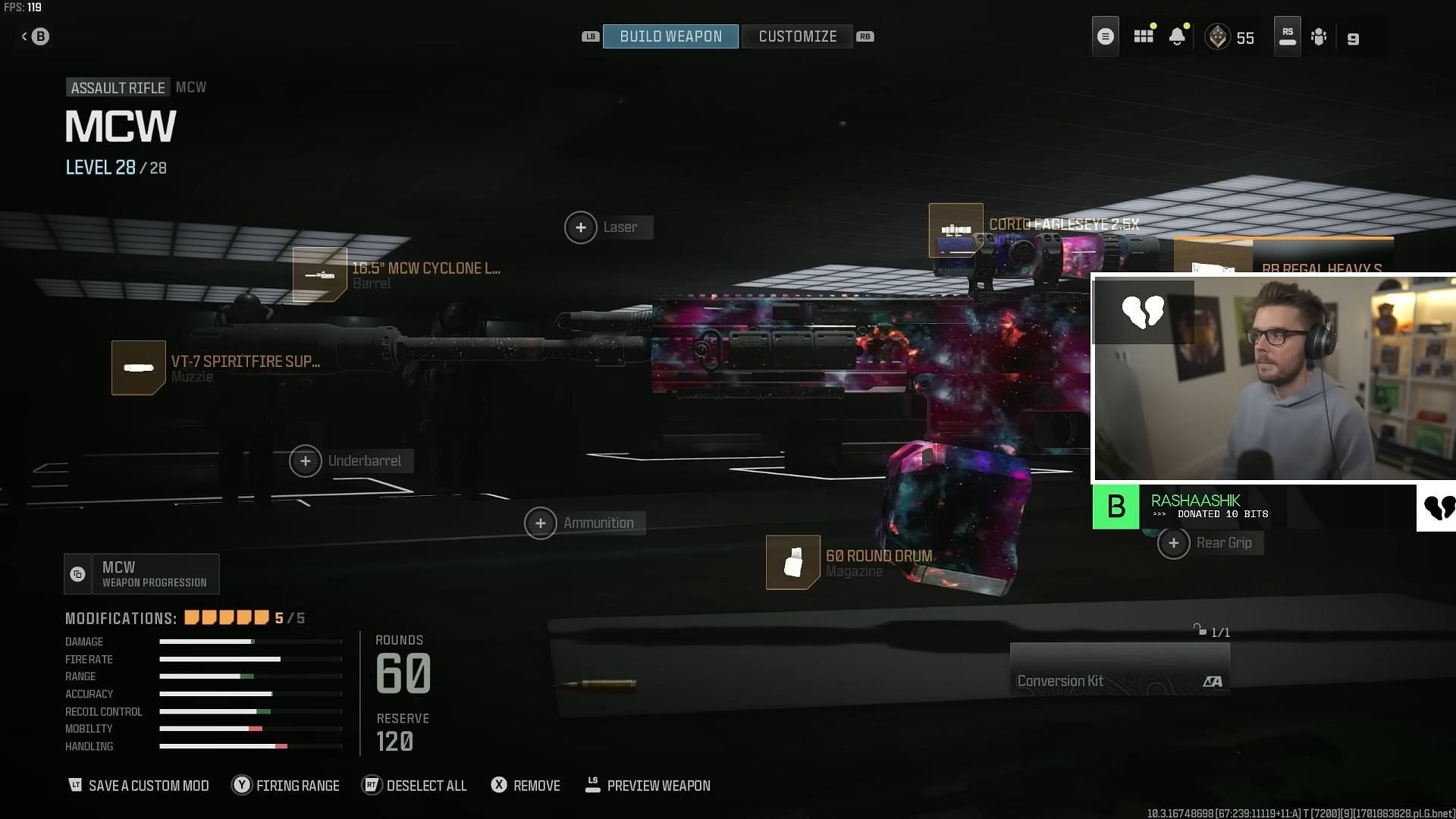 Best MCW loadout in Warzone (Image via Activision and youtube.com/@BennyCentral)