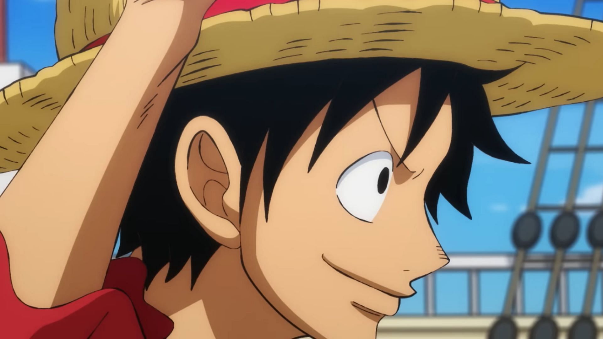 Monkey D. Luffy as seen in the One Piece anime (Image via Toei Animation)