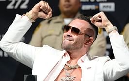 When Colby Covington's actions with heavyweight legend's wife earned him a stone-cold warning - "I'm like the FBI"