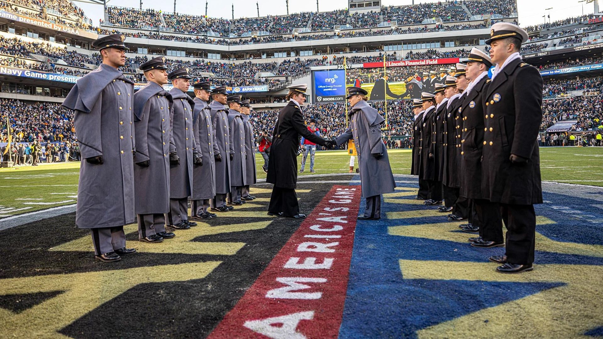 The 2023 Army-Navy game is being played at Gillette Stadium in Boston